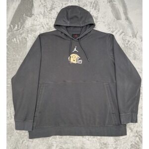 Nike Air Jordan Chicago Bears Hoodie Mens 2XL XXL Sweatshirt Black Jumpman NFL